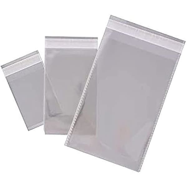 Transparent påse - APLI - 16220 - 80 x 120 mm - Självhäftande stängning - Tillverkad i Spanien