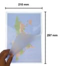 Miniatyrbild 3 av 4: Plast för Kangaro laminator - K-16007 - Paket med 100 A4 lamineringsark 216 x 303 mm 80 mikron