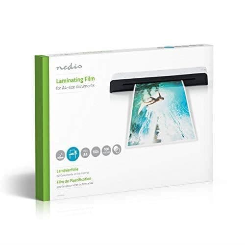 Nedis LAMIA4AT100 Lamineringsfilm - A4-format - 100 um - 100 stycken