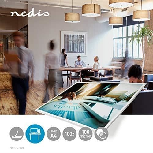 Nedis LAMIA4AT100 Lamineringsfilm - A4-format - 100 um - 100 stycken