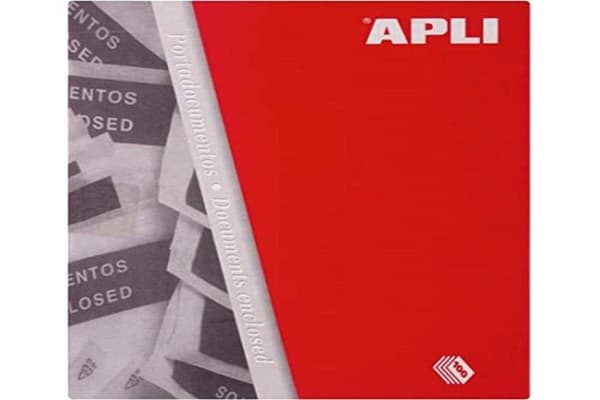 Dokumentförvaringsfickor - Apli - 001468 - 100-pack - 225x165 mm - Klistermärke på baksidan - Flerfärgad