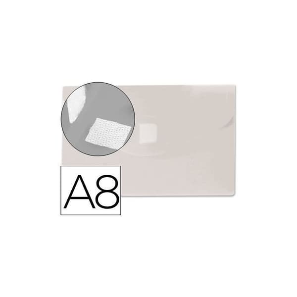 Pochette kuvert PP 74x52mm 50 ark med genomskinlig stängning