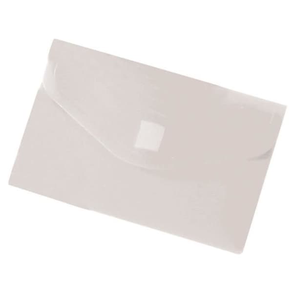 Pochette kuvert PP 74x52mm 50 ark med genomskinlig stängning
