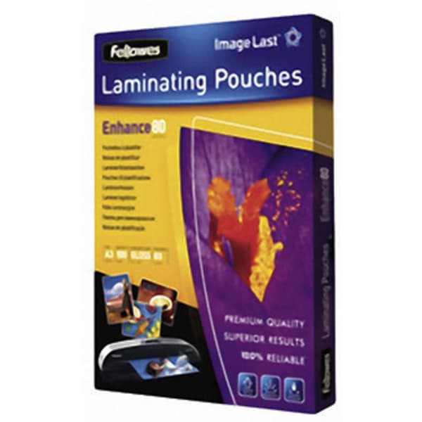 Fellowes Lamineringsfilm DIN A3 80 micron glänsande 100 st