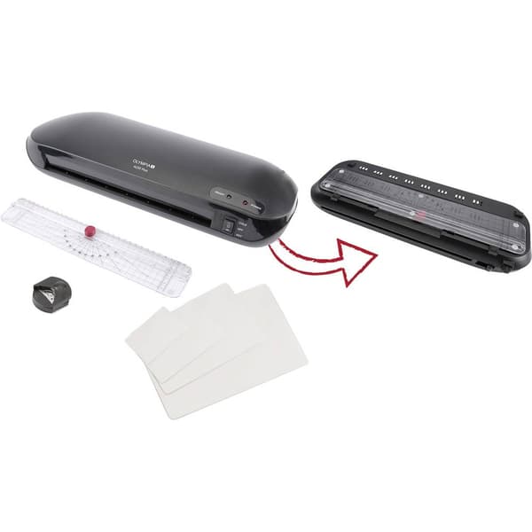 Olympia Laminator-set A 230 Plus 3129 DIN A4, DIN A5, DIN A6, DIN A7, DIN A8, visitkort