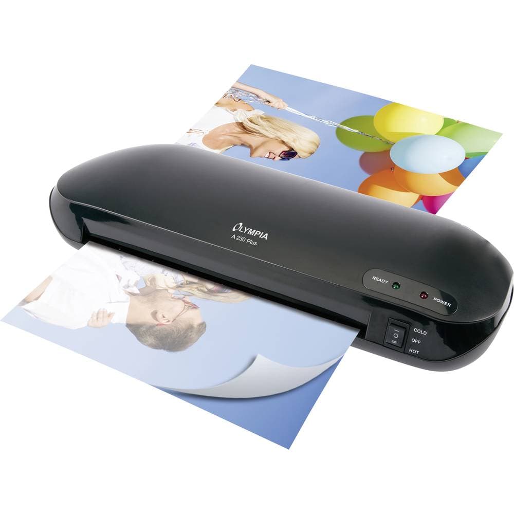 Olympia Laminator A 230 Plus 3127 DIN A4, DIN A4+, DIN A4 2/3 höjd, DIN A4 halv höjd, DIN A4 tvären, DIN A4 övre bredd,