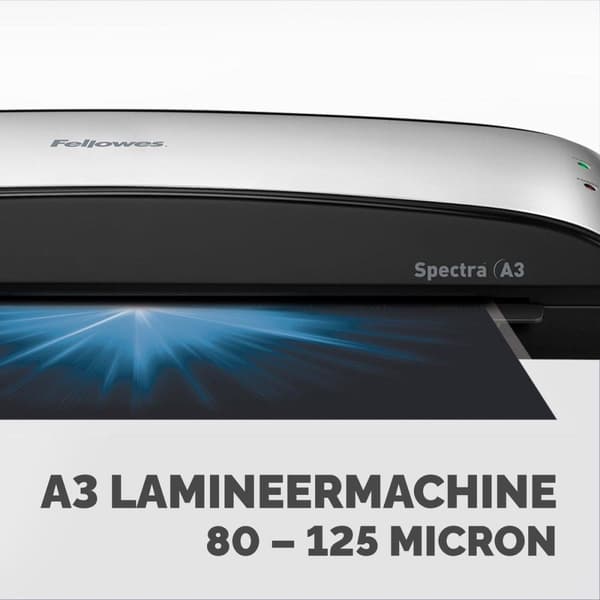 Fellowes Spectra A3 Kylmä/kuumalaminaattori Musta, Harmaa