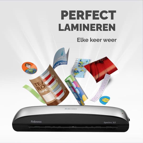 Fellowes Spectra A3 Kylmä/kuumalaminaattori Musta, Harmaa