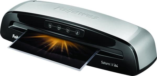 Fellowes Saturn 3i A4 Laminator 300mm/min Svart, Silver
