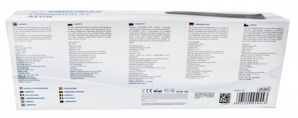 Esperanza EFL003 laminator Kold/varm laminator 250 mm/min Sort