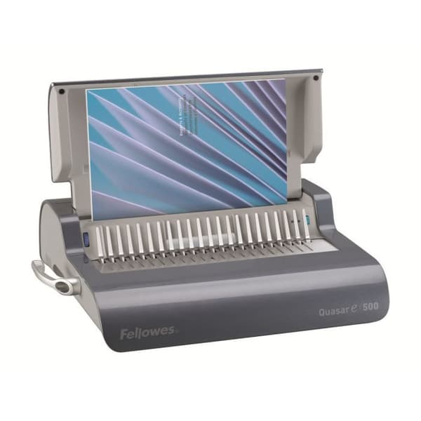 Bindemaskin - FELLOWES - Quasar 500 - Kam - Max. diameter 50.8 mm - Perforering 20 ark