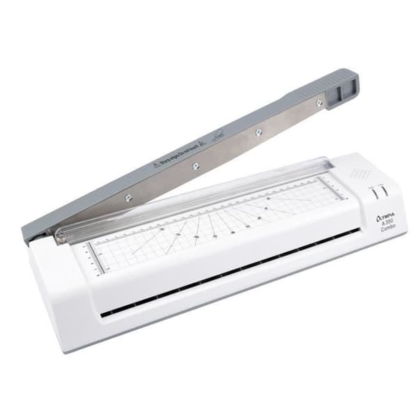 Laminator - OLYMPIA - A 350 Combo - Varm- och kalllaminering - Pappersskärare - Hörnskärare