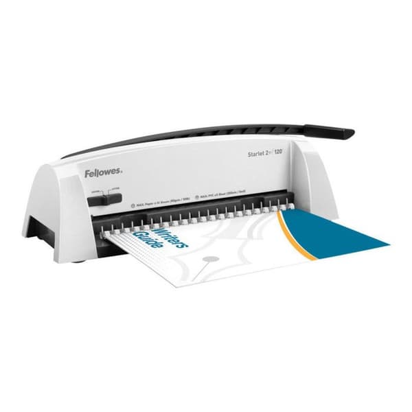Relieuse - FELLOWES - Starlet 2+ - A4 - Kapacitet på 120 ark - Stansning av 12 ark
