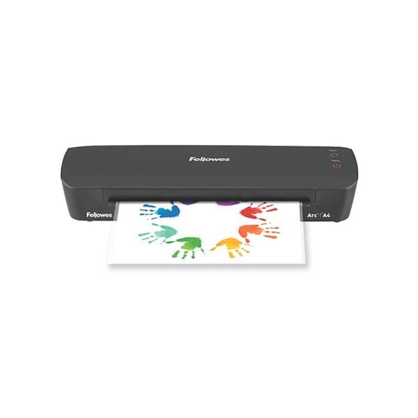 Plastifierare - FELLOWES - A4 - Uppvärmningstid 4 min - Antiknäppning - Kit med 10 fodral