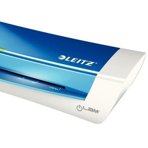 Laminator - Leitz - ILAM A4 - Kompakt design - 3 minuters förvärmning - Blå färg
