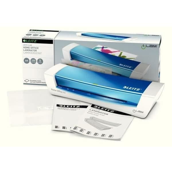 Laminator - Leitz - ILAM A4 - Kompakt design - 3 minuters förvärmning - Blå färg