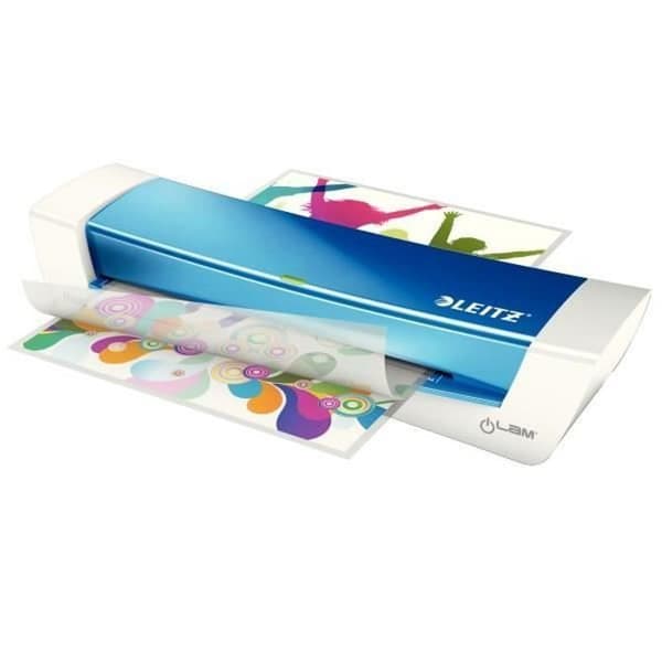Laminator - Leitz - ILAM A4 - Kompakt design - 3 minuters förvärmning - Blå färg