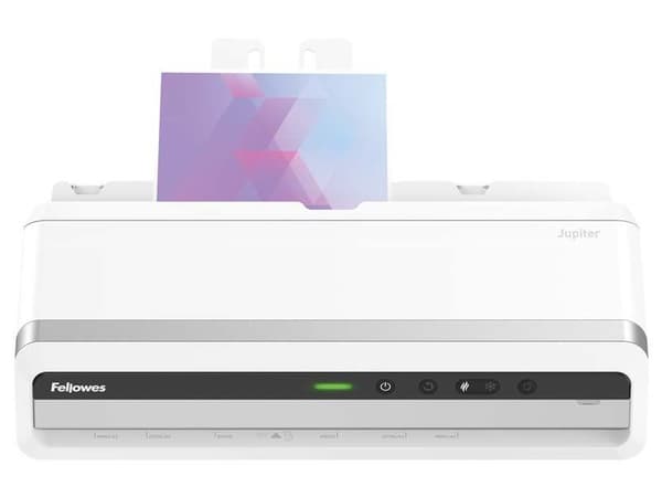 Fellowes A3 Laminator Machine Jupiter A3 Laminating Machine 80 to 250 Micron 10 A4 Laminating Pouch Starter Pack Included White