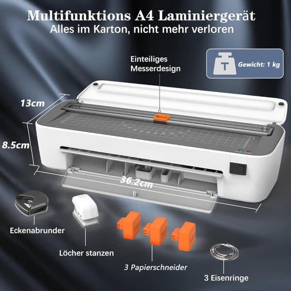 Multifunktionell effektiv foto laminator med dubbel lägesdesign