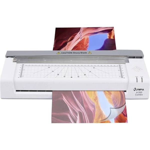 Laminator - OLYMPIA - A 350 Combo - Varm- och kalllaminering - Pappersskärare - Hörnskärare