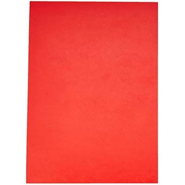 Omslagspapper - LIDERPAPEL - TE03 - Pakke med 50 - A4 - Röd