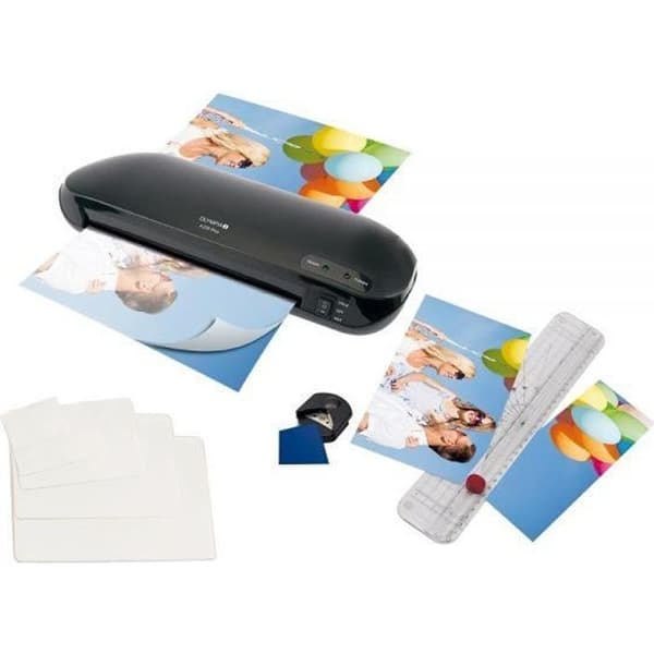 Laminator A4 A5 A6 visitkort - varmt och kallt - 15 ark - trimmer