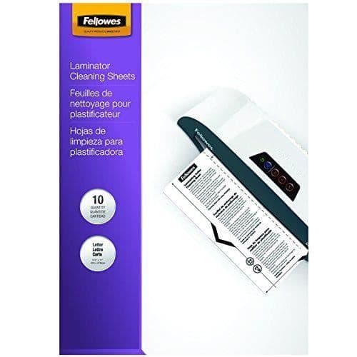 Fellowes Paket med 10 Rengöringsblad för Dokumentlaminator - 5320604