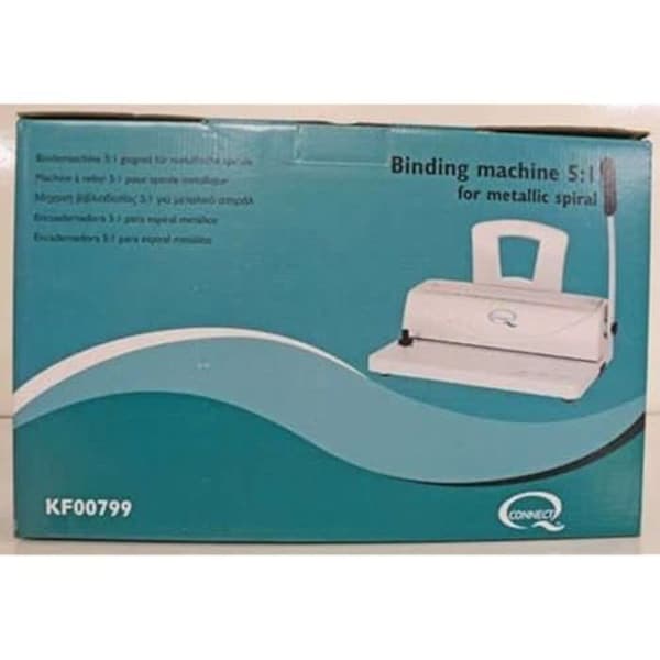 Perforelieur - Q-CONNECT - 936383 - Ringar s - A4 - Metallisk - Plastik