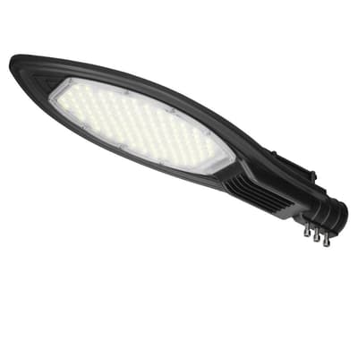 ECD Germany LED-katuvalo 100W - AC85-265V - lämmin valkoinen 3000K - vedenpitävä IP66 - puutarhaan / pihalle / kadulle - katuvalo katuvalaisin