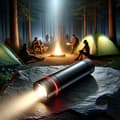 Miniatyrbild 2 av 6: Kraftfull, vattentät liten Ficklampa med karbinhake