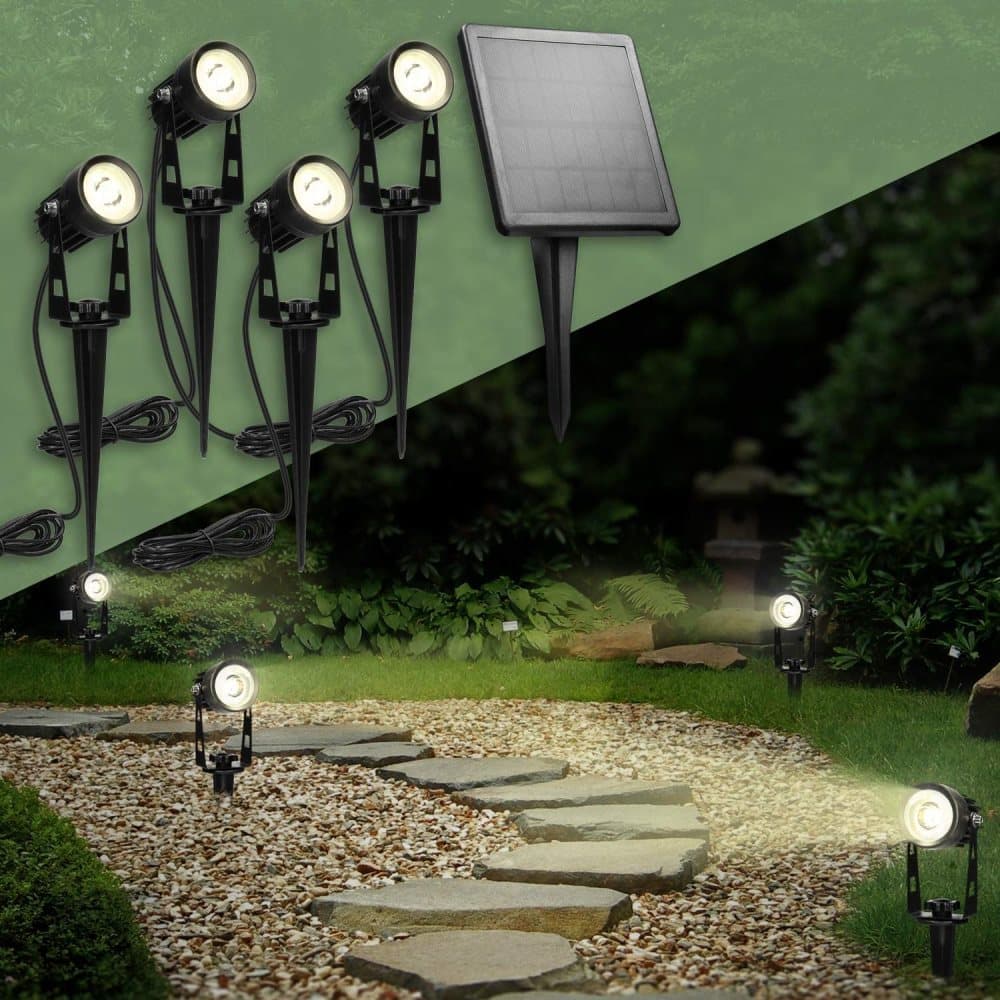 Solar Light Garden Set of 4 Solar Lamp Solar Spotlight Garden Spotlight
