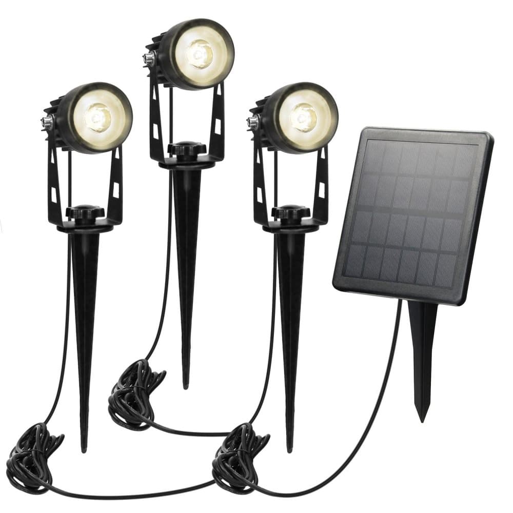 Solar Light Garden Set of 3 Solar Lamp Solar Spotlight Garden Spotlight