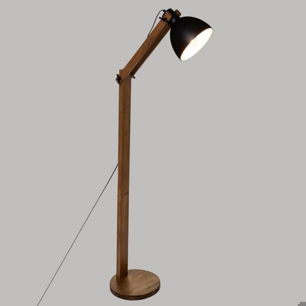 Lampadaire Arc Cuba - Svart - H 158 cm
