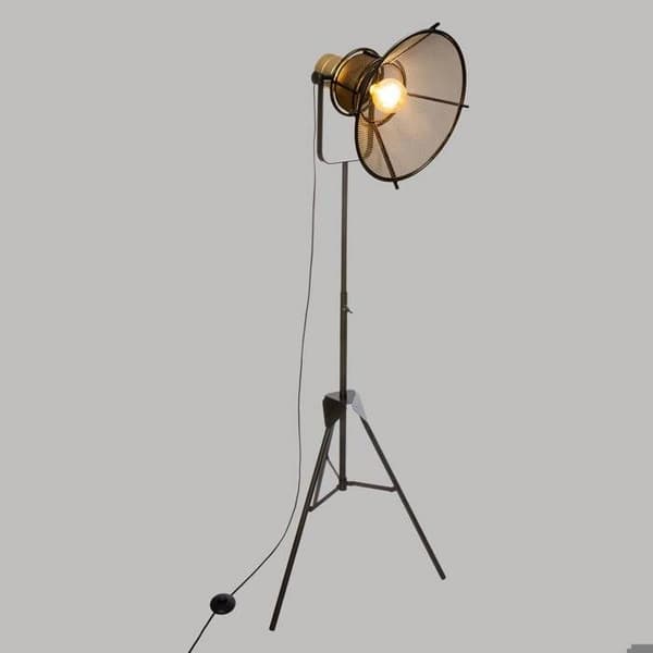 Svart trådstativlampa - ATMOSPHERA - Rodo - Industriell stil - Loft - Trådstativfunktion
