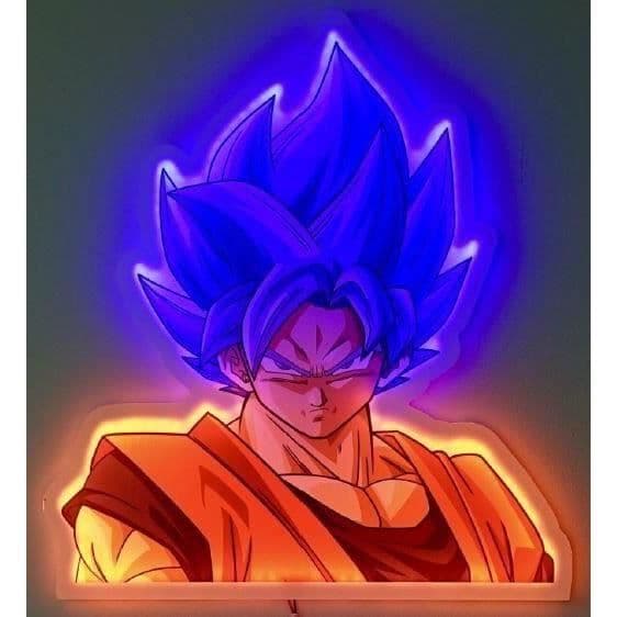 Neon Vägglampa - MICROMANIA - Goku - LED - Inomhus - 30 cm