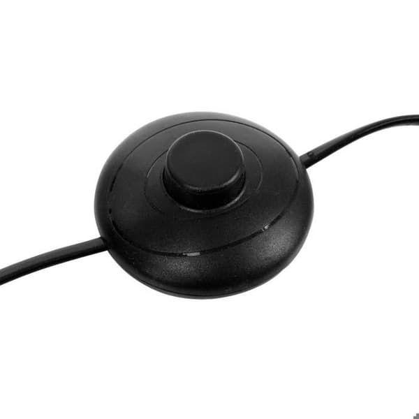Stativ golvlampa - E27 - 40 B - H. 145 cm - Svart