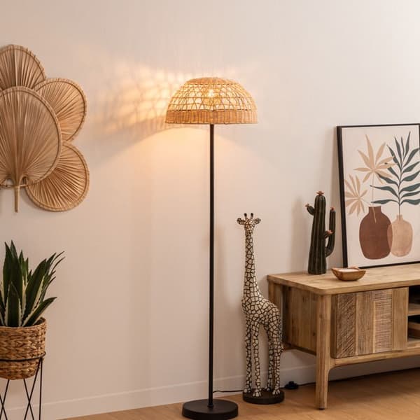 Lampett - ATMOSPHERA - Rory - Metall - Beige - H150,5cm - Modern design