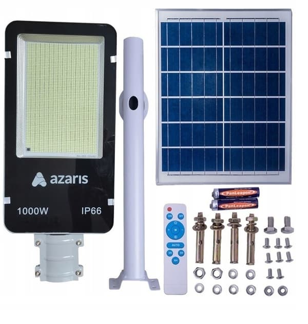 AURINKOKATUVALAISIN 1000W 35Ah! SARJA