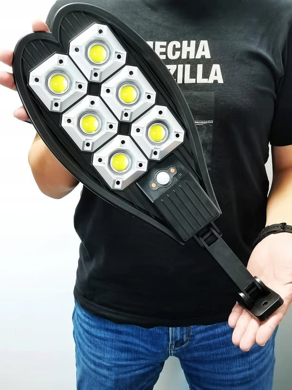 LAMPE LED SOLAR GADLAMPE 450W HOLDER NYHED