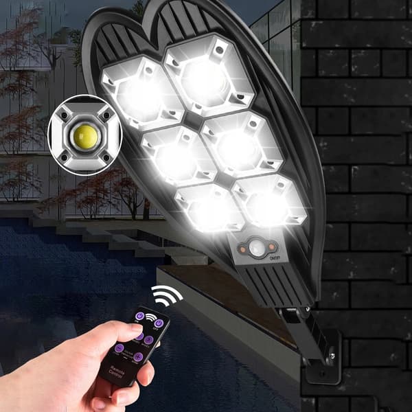 LAMPE LED SOLAR GADLAMPE 450W HOLDER NYHED