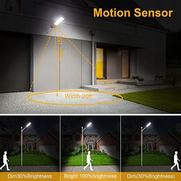 LAMPE LED SOLAR STREET LAMPE 300W HOLDER