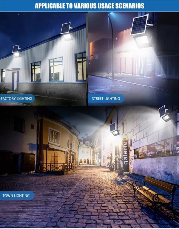 SOLLAMPA MED SENSOR 200W 5m kabel 15000mAh