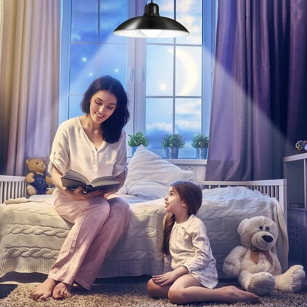 LJUSSTAKA HÄNGLAMPA SOLAR LED TRÄDGÅRDSFJÄRRKONTROLL