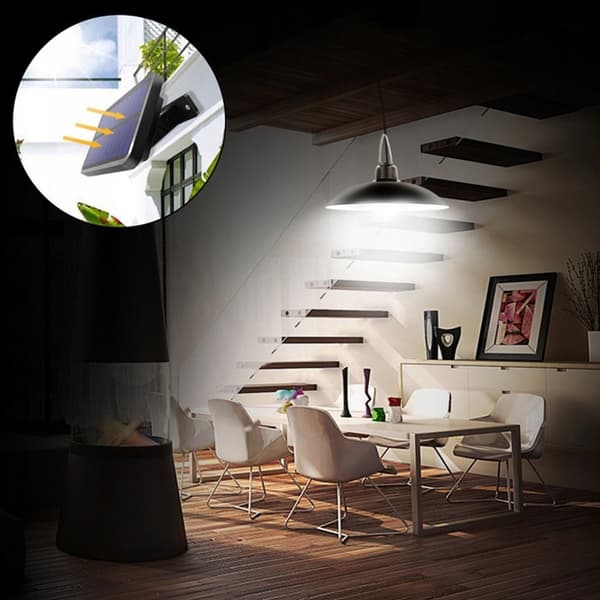 LJUSSTAKA HÄNGLAMPA SOLAR LED TRÄDGÅRDSFJÄRRKONTROLL