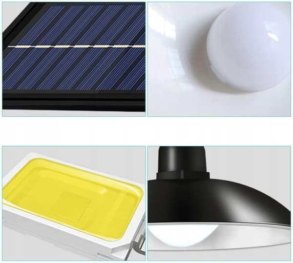 LJUSSTAKA HÄNGLAMPA SOLAR LED TRÄDGÅRDSFJÄRRKONTROLL