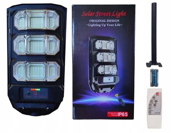 LAMPA LED SOLAR GATULAMPA 1500W 30Ah