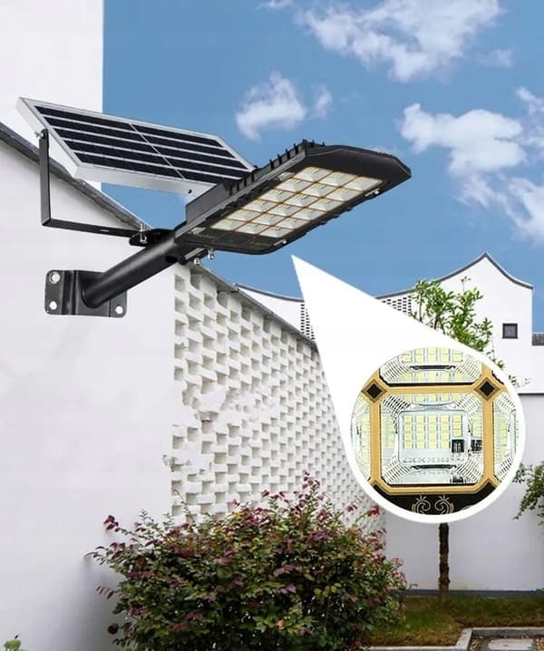 LED SOLAR GATULAMPA 400W INDUSTRIELL 40 Ah