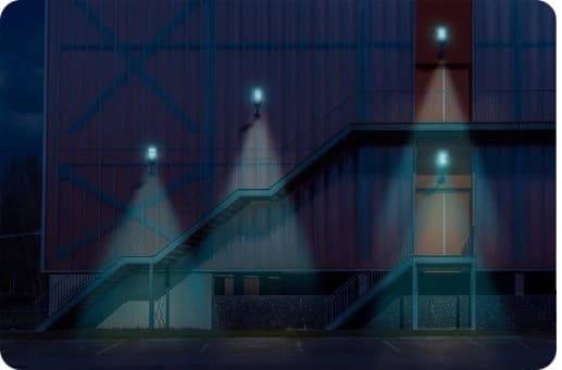 GATULAMPA FÖR STOLPE PÅ FASADER 100W KRAFTIG LYKTA FLODLAMPA HALOGEN