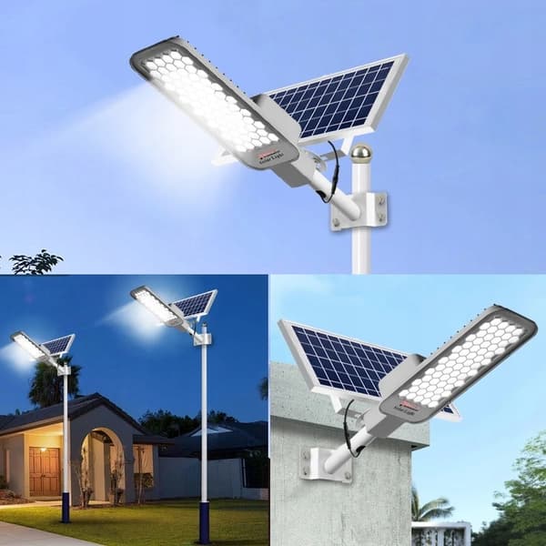 HAVELANTERNE SOLARLAMPE TIL POSTKRAFTIG 2000W GADEPANEL