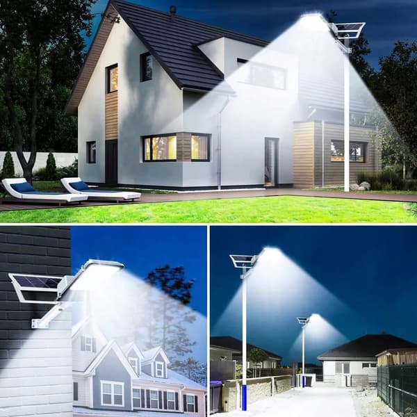 TRÄDGÅRDSLIKTA SOLARLAMPA FÖR POSTKRAFTIG 1000W STREET PANEL 234 LED